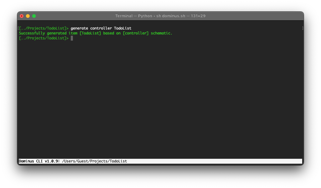 Dominus CLI