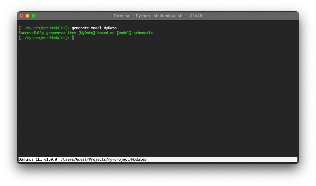 Dominus CLI